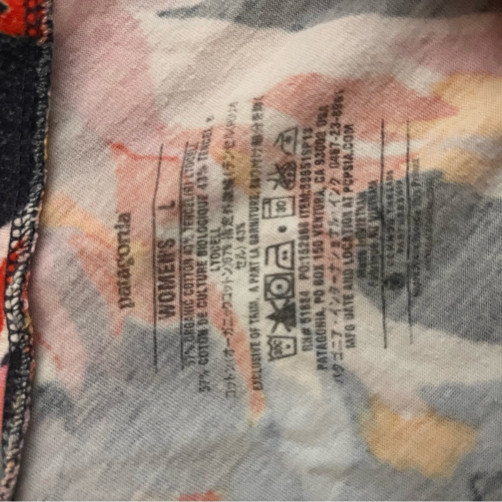 Fold Over Patagonia Skirt - blue/red floral - Picture 2 of 2